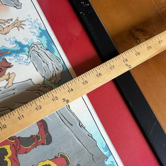 Avatar the Last Airbender Japanese Edo Giclee Limited Poster Print Mondo signed - Picture 11 of 11